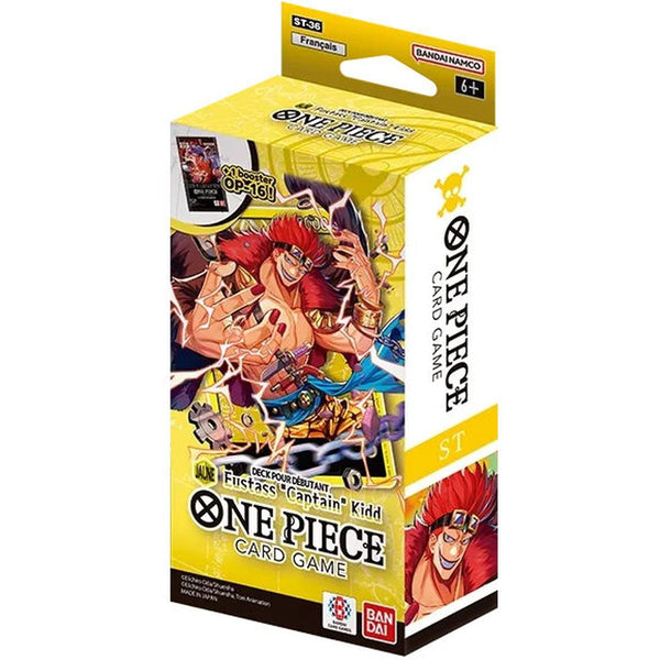 One Piece Card Game — Starter Deck ST-36 Jaune Kidd
