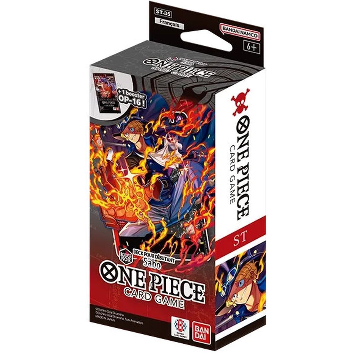 One Piece Card Game — Starter Deck ST-35 Rouge/Noir Sabo