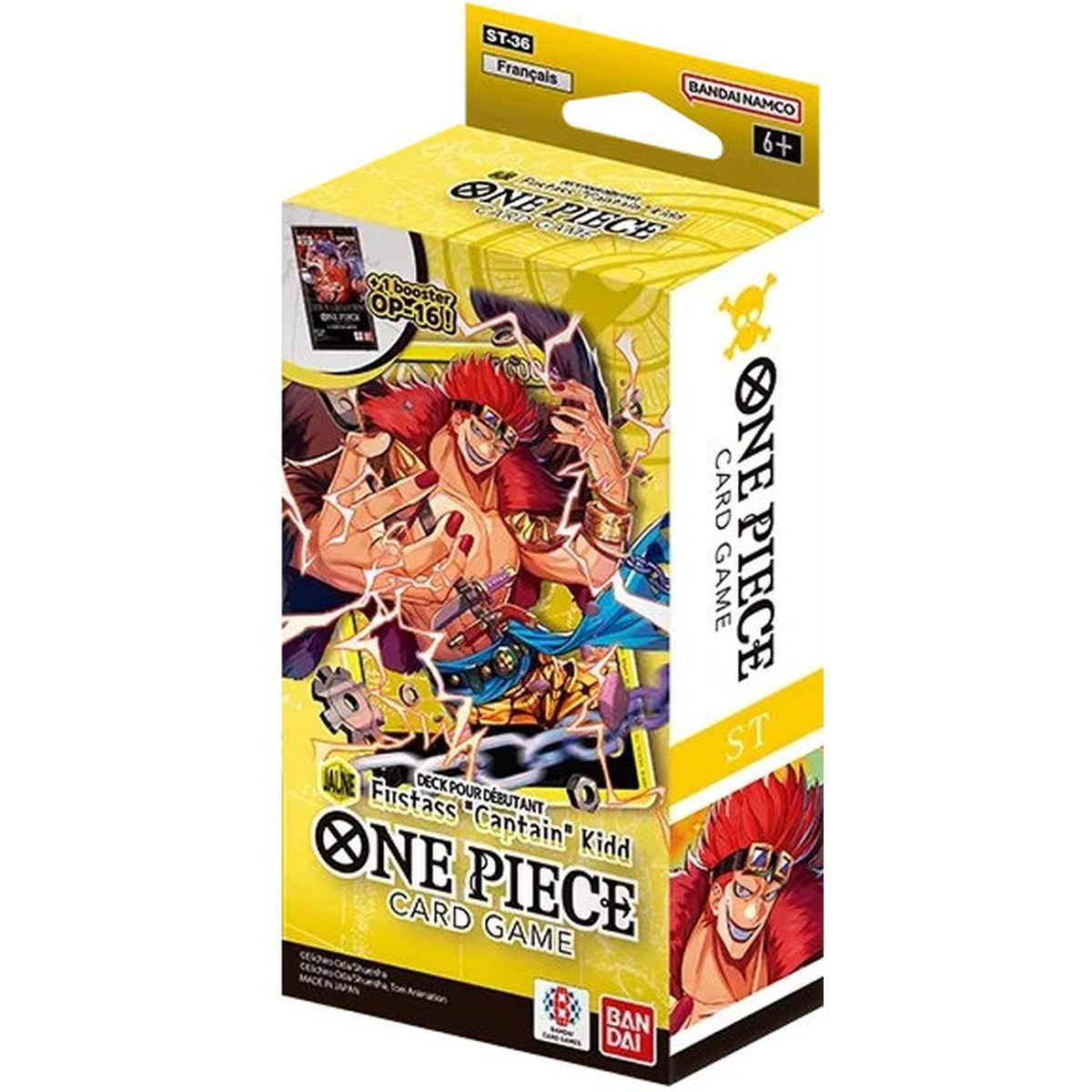 One Piece Card Game — Starter Deck ST-36 Jaune Kidd