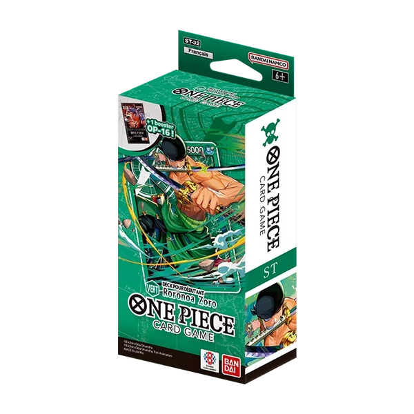 One Piece Card Game — Starter Deck ST-32 Vert Zoro